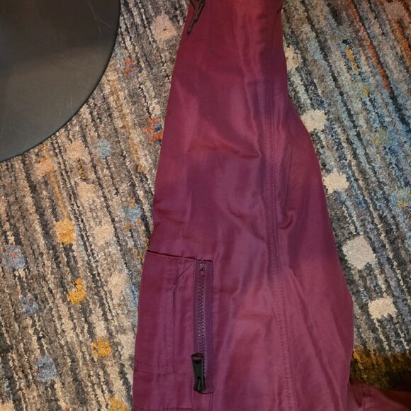 Air Jordan Reversible MA-1 Bomber Jacket Bordeaux Black Men's - Picture 5 of 8